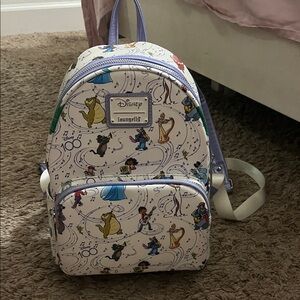 Loungefly Disney Character 100 Backpack - Lavender and Cream